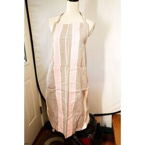Katja Katja Katja pink brown kitchen apron linen